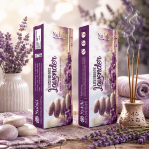 Nabila Fragrances Luxurious Lavender - Natural Charcoal-Free Dhoop Sticks